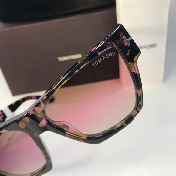 New - 💯 Original TOM FORD Acetate Dove Sunglasses TF942 Tortoise - Picture 5 of 13